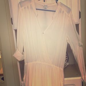 T-shirt type dress with pockets